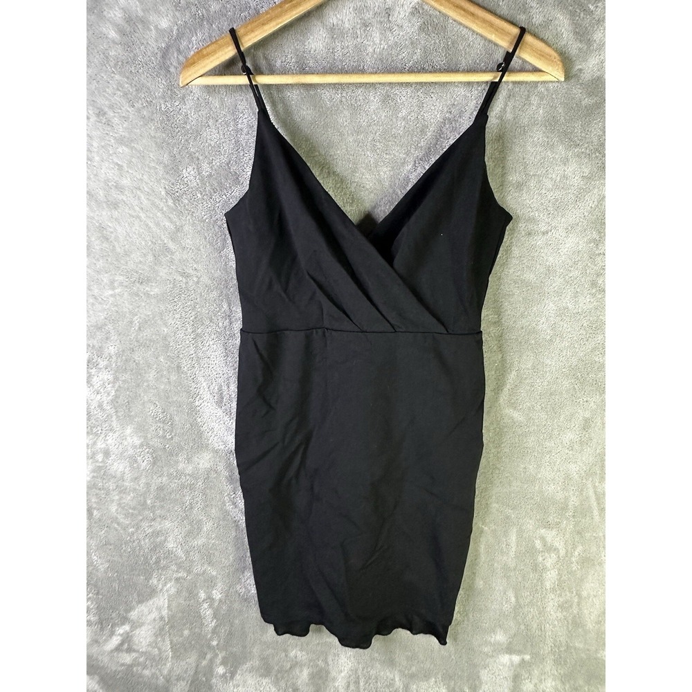 Lulus Dress Womens Medium So Good Black Sleeveless Cutout‎ Bodycon